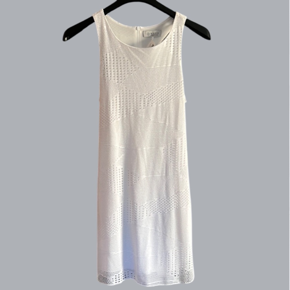 NWT WAYF Eyelet Sleeveless Racerback Dress Large Beach Vacation Bachelorette